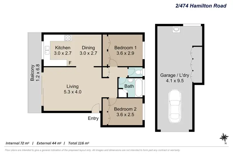 Floorplan of Homely unit listing, 2/474 Hamilton Road, Chermside QLD 4032