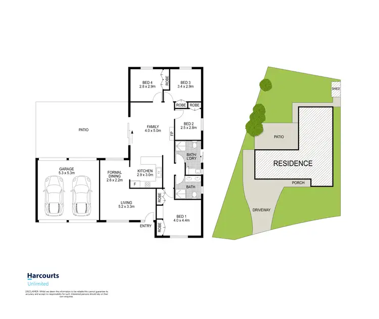 Floorplan of Homely house listing, 5 Ridgemont Place, Kings Park NSW 2148