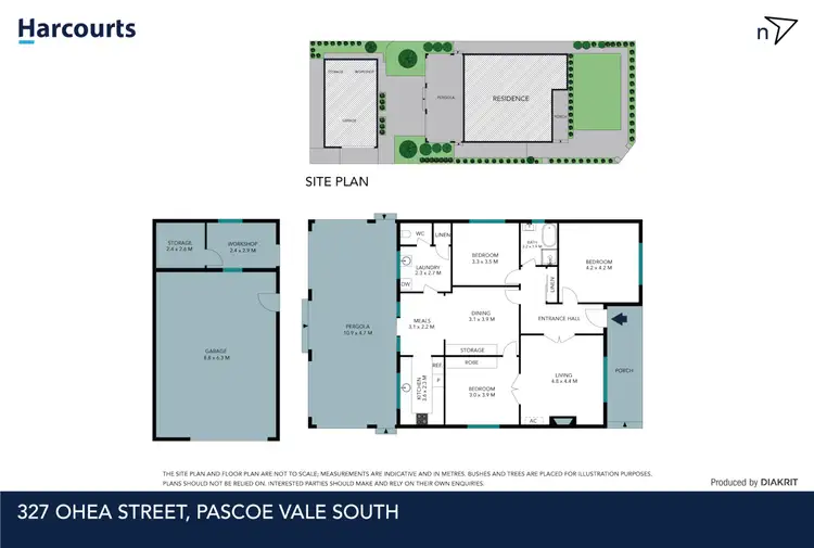 Floorplan of Homely house listing, 327 Ohea Street, Pascoe Vale South VIC 3044