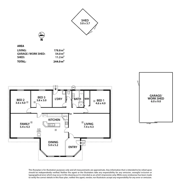 Floorplan of Homely house listing, 19-21 McIntosh Avenue, Pinnaroo SA 5304