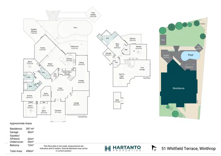 Floorplan of Homely house listing, 51 Whitfeld Terrace, Winthrop WA 6150