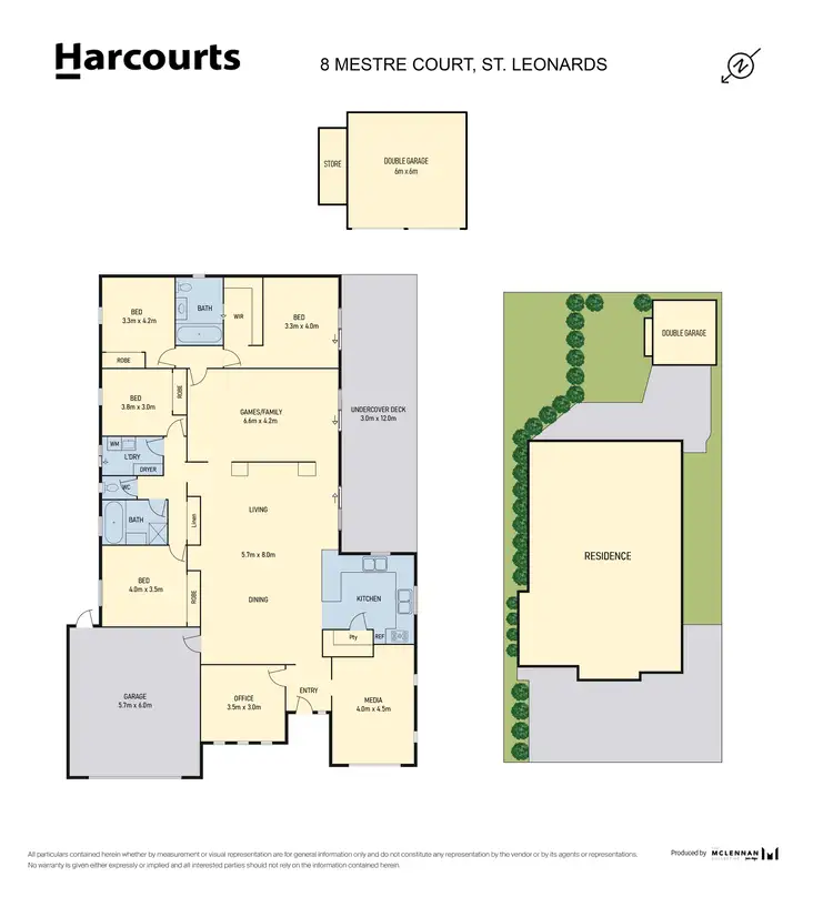 Floorplan of Homely house listing, 8 Mestre Court, St Leonards TAS 7250