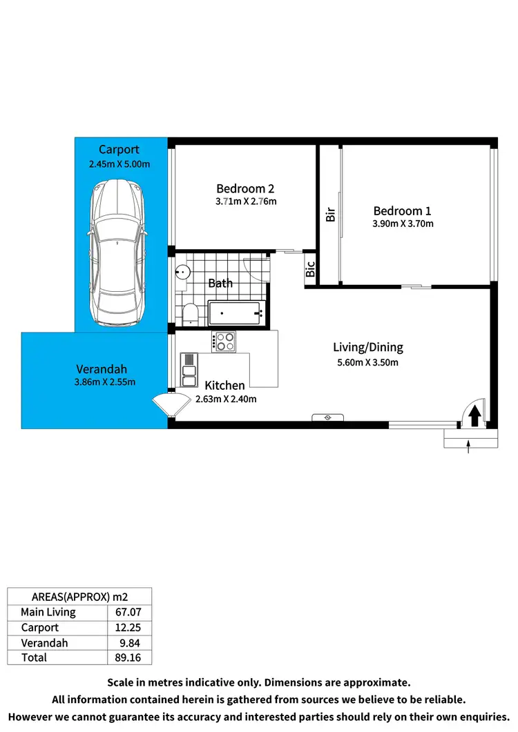 Floorplan of Homely unit listing, 6/565 Portrush Road, Glenunga SA 5064