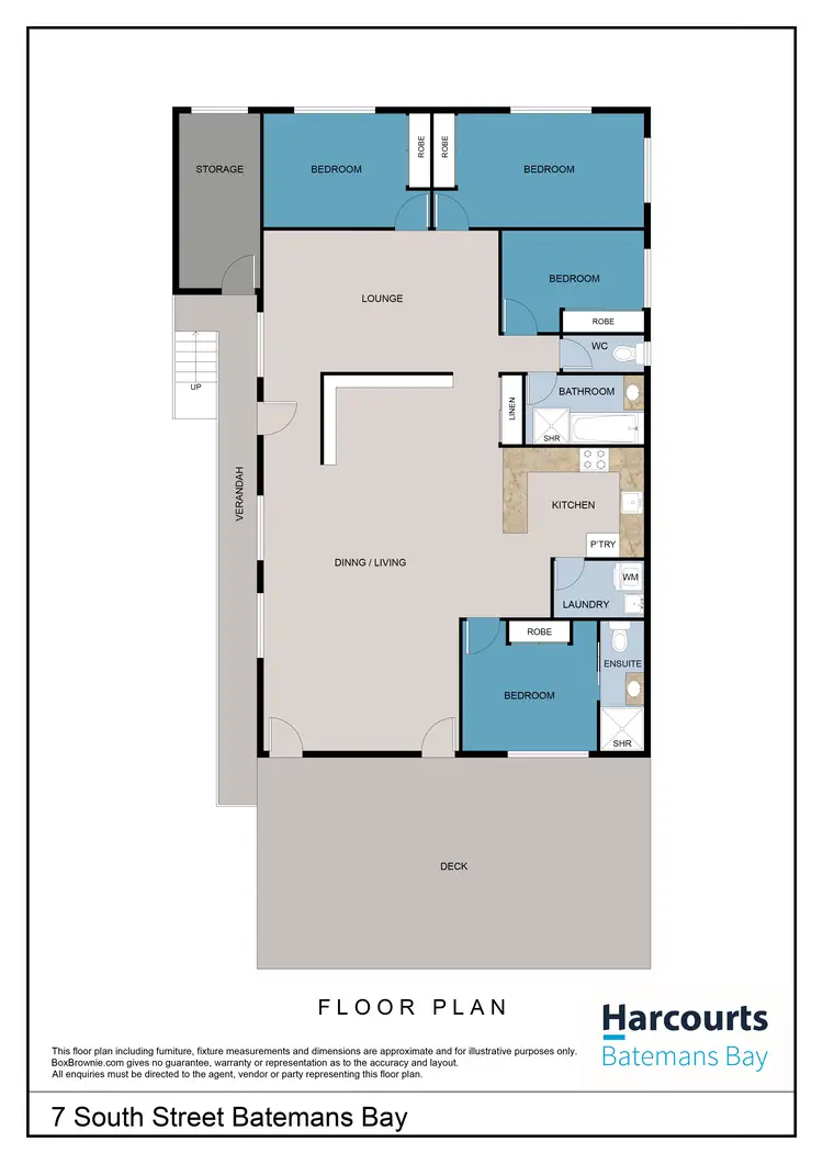 Floorplan of Homely house listing, 7 South Street, Batemans Bay NSW 2536