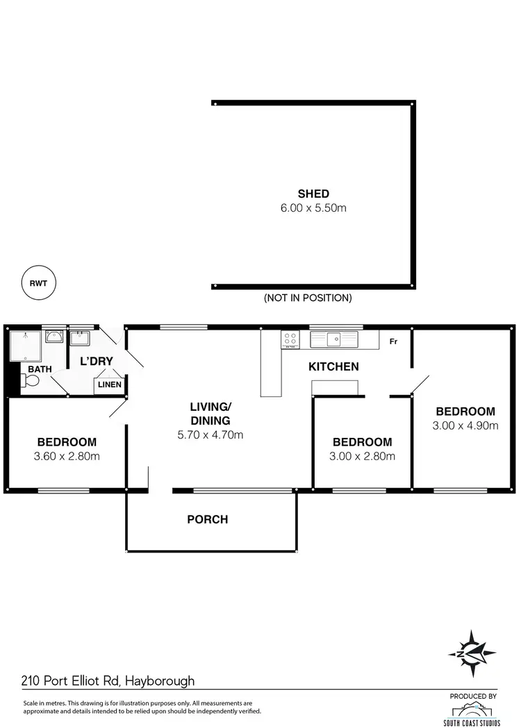 Floorplan of Homely house listing, 210 Port Elliot Road, Hayborough SA 5211
