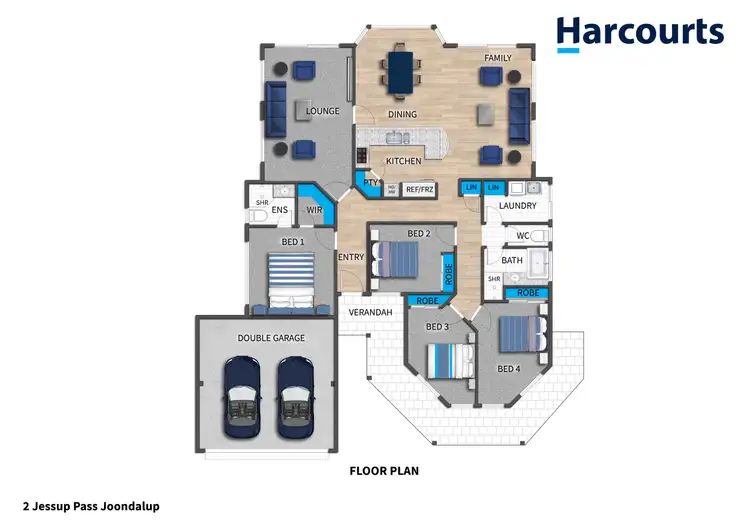 Floorplan of Homely house listing, 2 Jessup Pass, Joondalup WA 6027