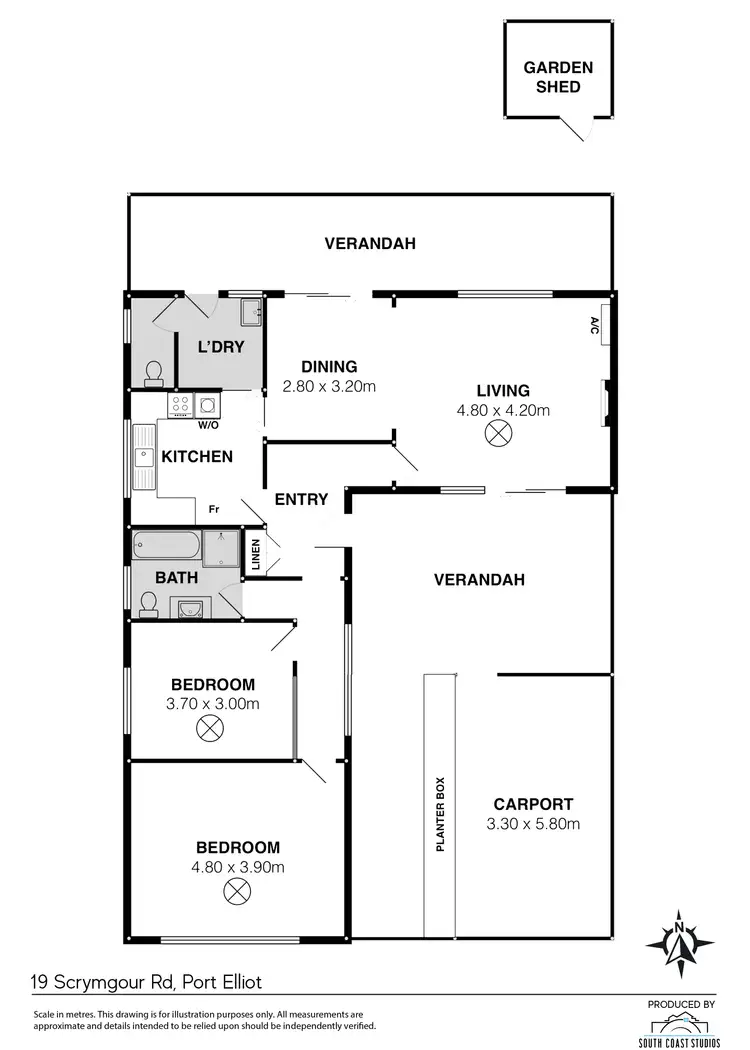 Floorplan of Homely house listing, 19 Scrymgour Road, Port Elliot SA 5212