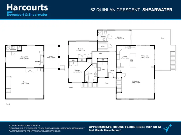 Floorplan of Homely house listing, 62 Quinlan Crescent, Shearwater TAS 7307