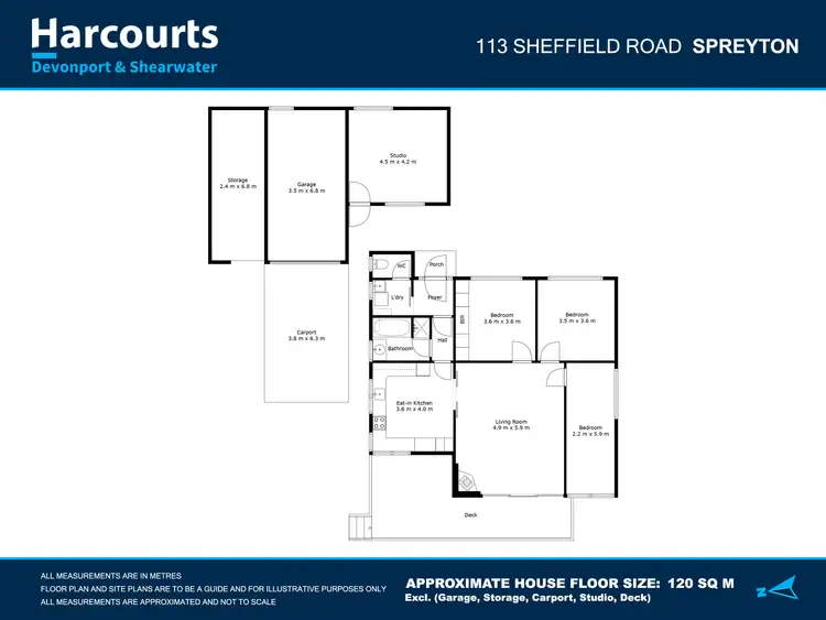 Floorplan of Homely house listing, 113 Sheffield Road, Spreyton TAS 7310