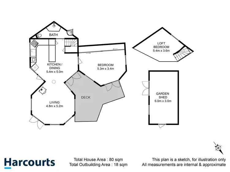 Floorplan of Homely house listing, 42 Sunset Drive, Garden Island Creek TAS 7112