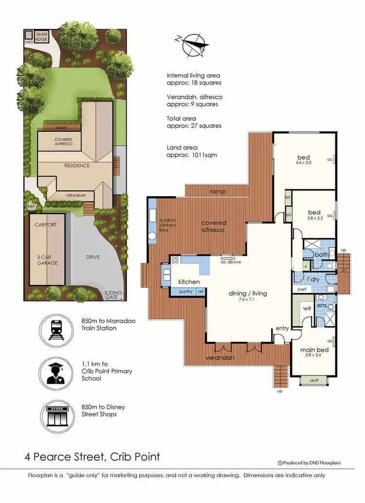Floorplan of Homely house listing, 4 Pearce Street, Crib Point VIC 3919