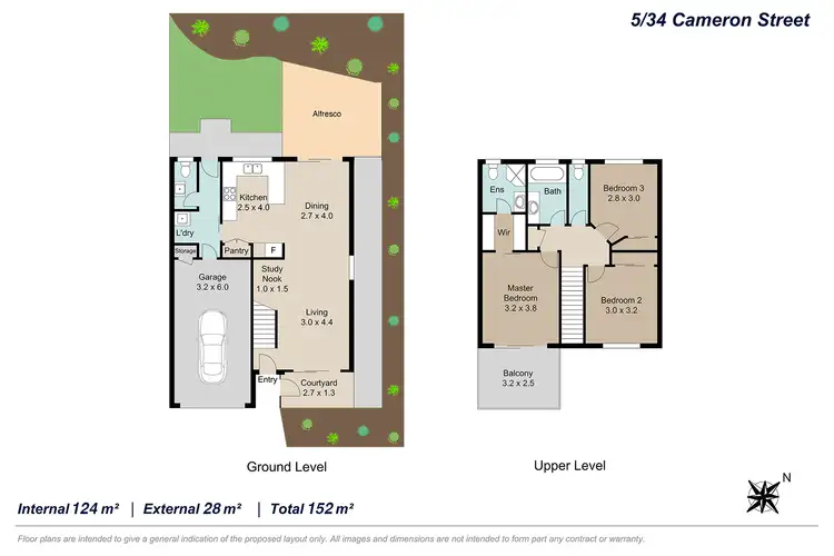 Floorplan of Homely townhouse listing, 5/34 Cameron Street, Nundah QLD 4012