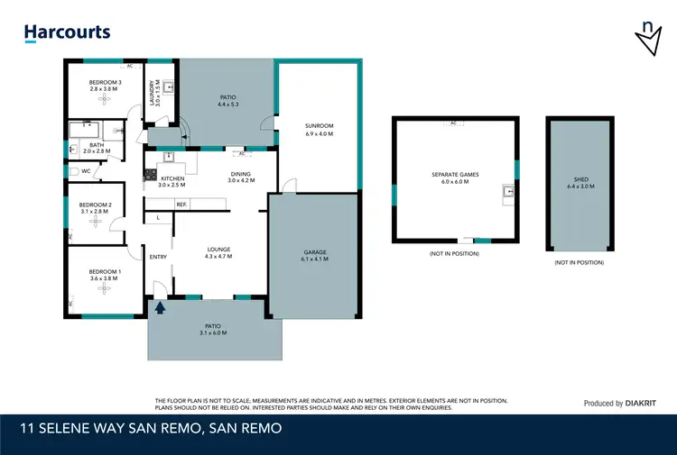 Floorplan of Homely house listing, 11 Selene Way, San Remo WA 6210