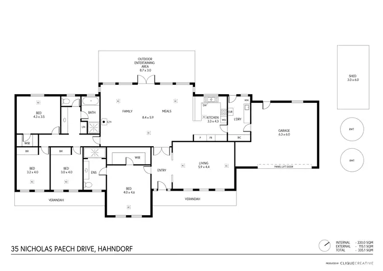 Floorplan of Homely house listing, 35 Nicholas Paech Drive, Hahndorf SA 5245