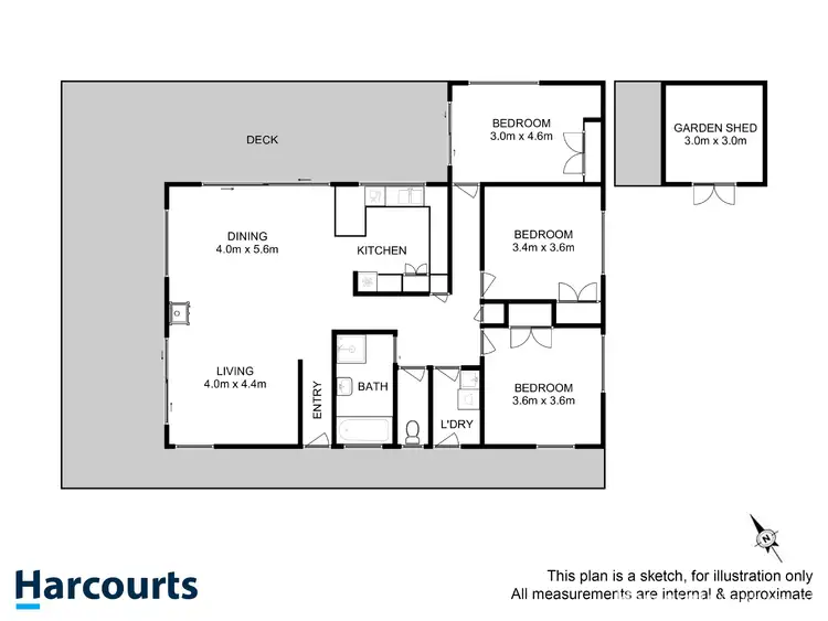 Floorplan of Homely house listing, 4 Oxleys Road, Kettering TAS 7155