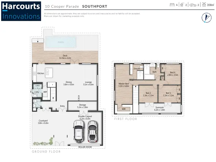 Floorplan of Homely house listing, 10 Cooper Parade, Southport QLD 4215