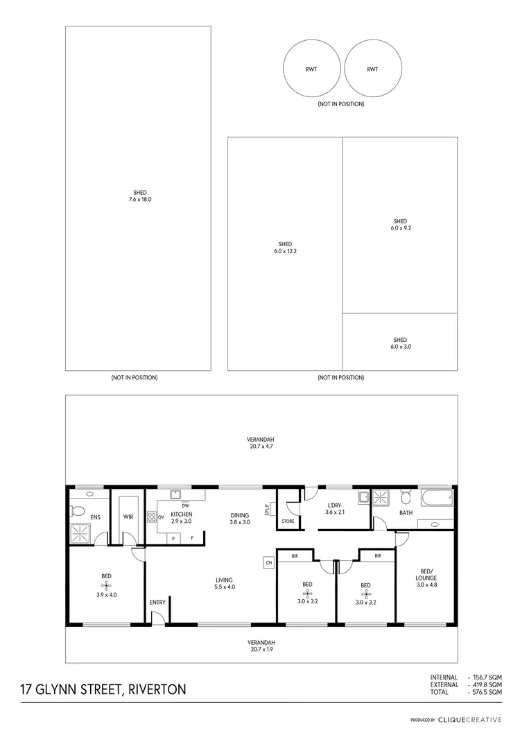 Floorplan of Homely house listing, 17 Glynn Street, Riverton SA 5412