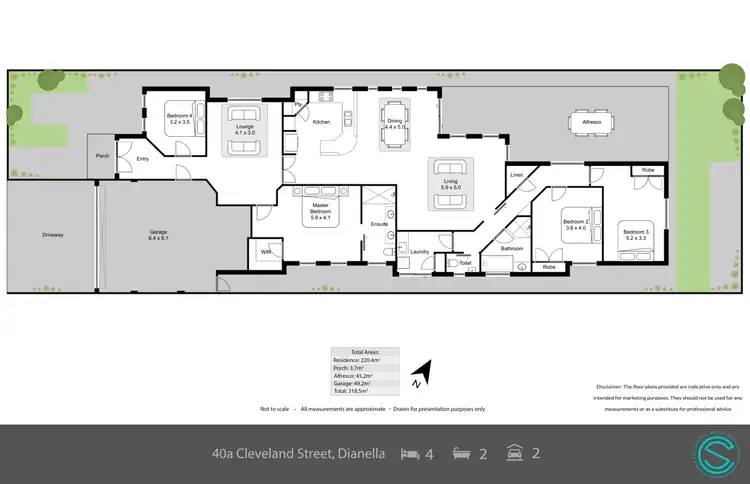 Floorplan of Homely house listing, 40A Cleveland Street, Dianella WA 6059