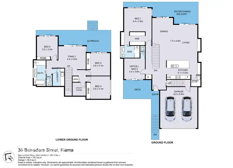 Floorplan of Homely house listing, 36 Belvedere Street, Kiama NSW 2533
