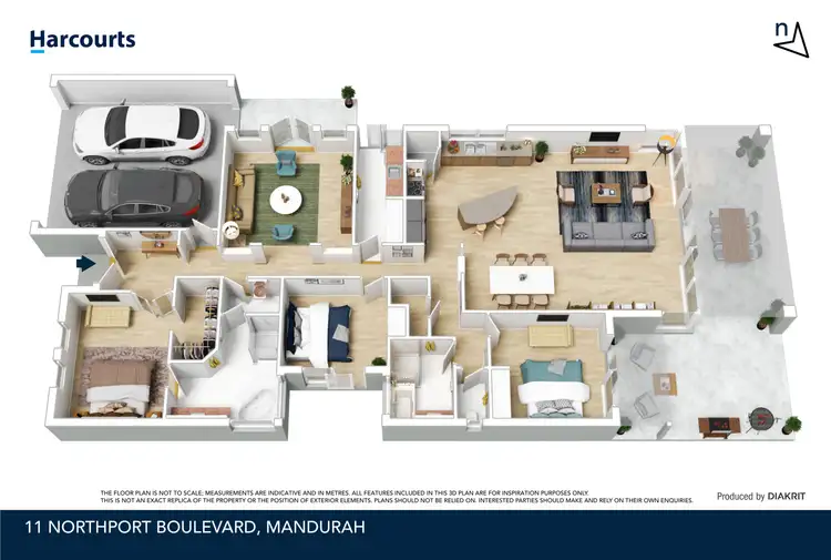 Floorplan of Homely house listing, 11 Northport Boulevard, Wannanup WA 6210