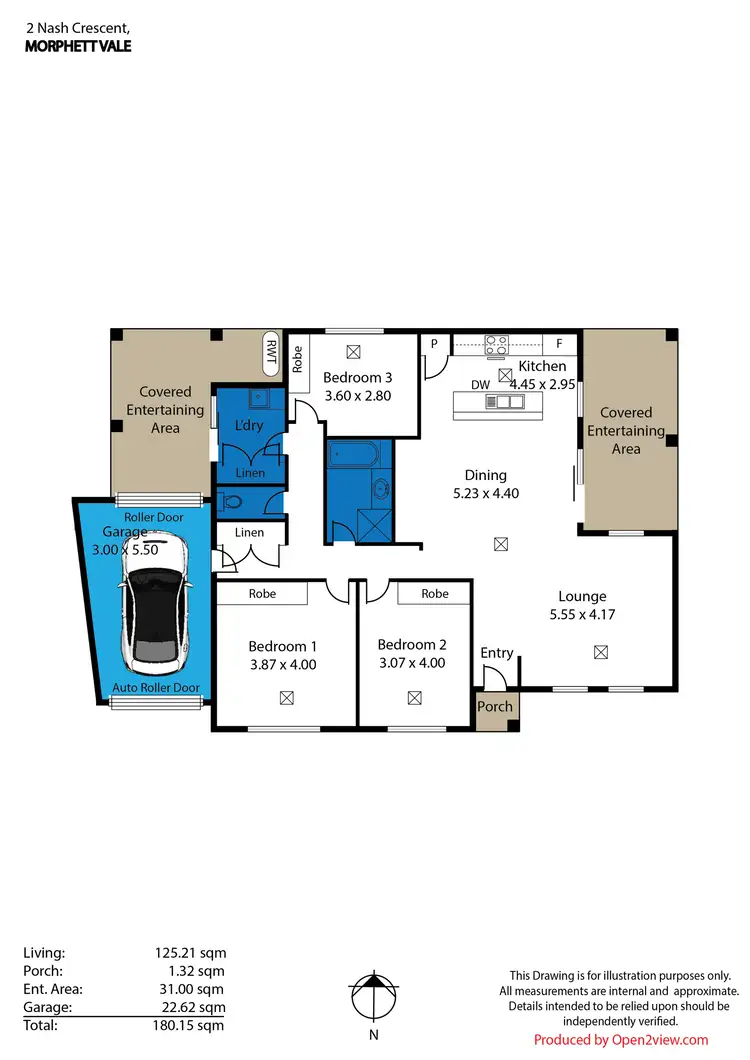 Floorplan of Homely house listing, 2 Nash Crescent, Morphett Vale SA 5162