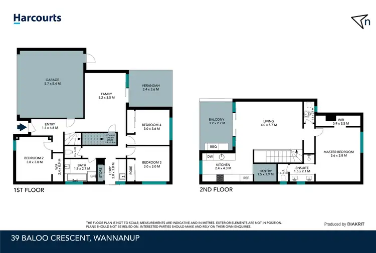 Floorplan of Homely house listing, 39 Baloo Crescent, Wannanup WA 6210