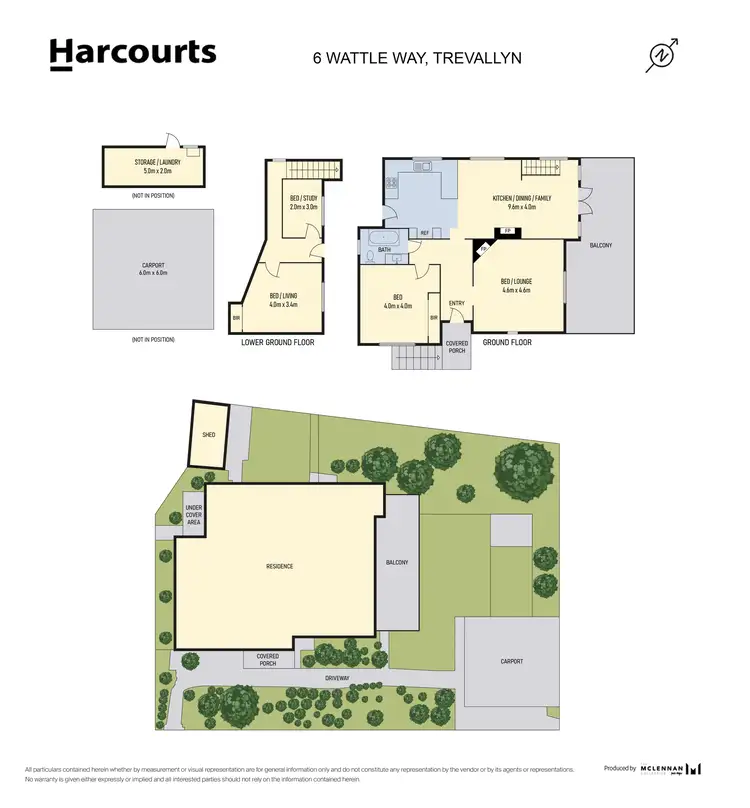 Floorplan of Homely house listing, 6 Wattle Way, Trevallyn TAS 7250