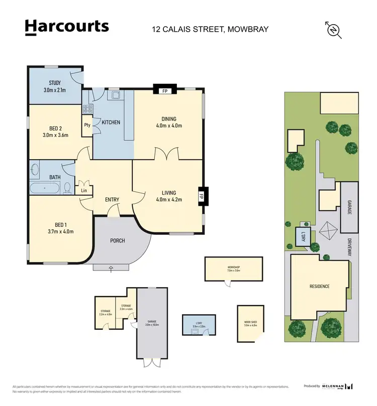 Floorplan of Homely house listing, 12 Calais Street, Mowbray TAS 7248