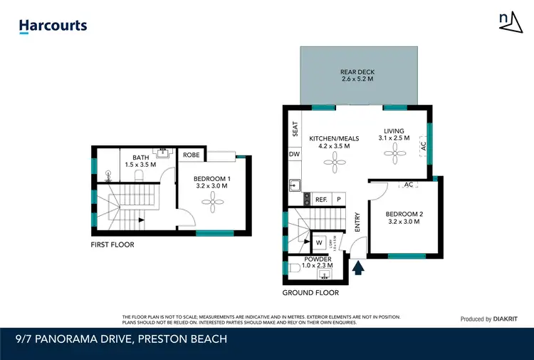 Floorplan of Homely villa listing, 9/7 Panorama Drive, Preston Beach WA 6215