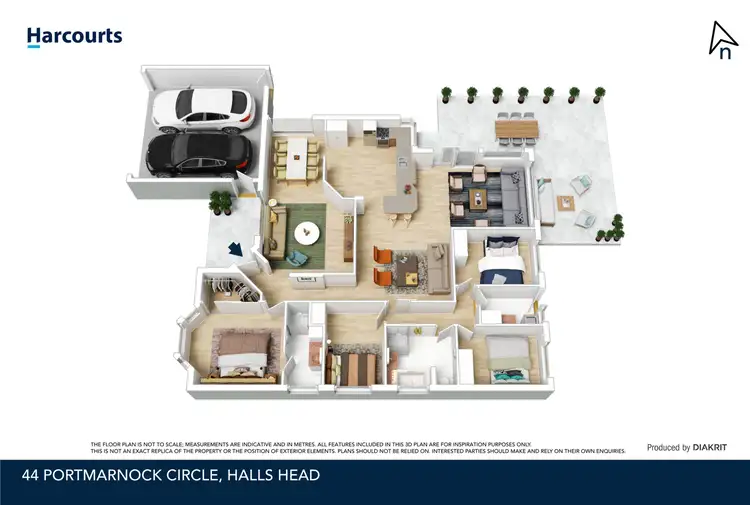 Floorplan of Homely house listing, 44 Portmarnock Circle, Halls Head WA 6210