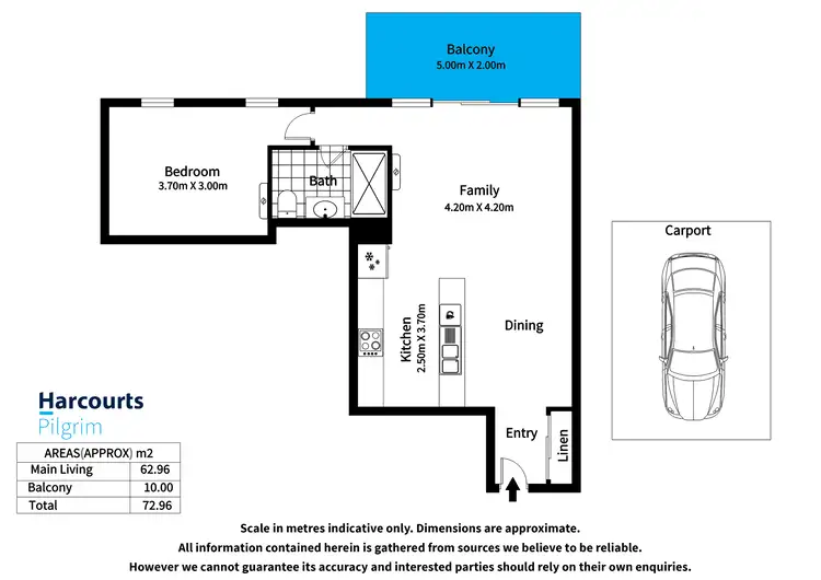 Floorplan of Homely apartment listing, 204/293 Fullarton Road, Parkside SA 5063