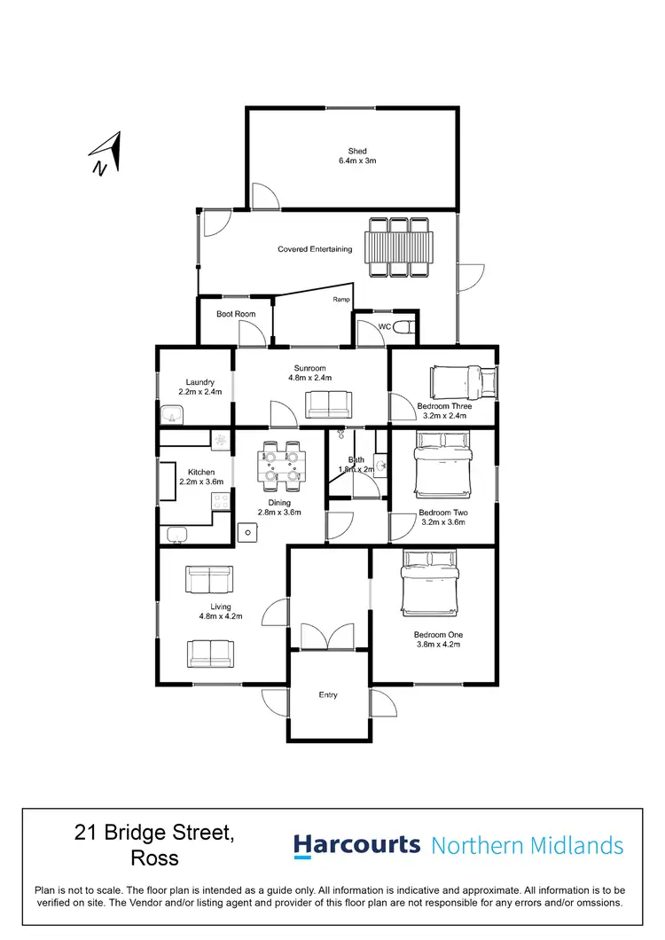 Floorplan of Homely house listing, 21 Bridge Street, Ross TAS 7209
