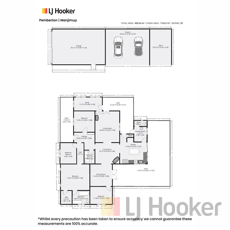 Floorplan of Homely house listing, 32 Brain Street, Manjimup WA 6258