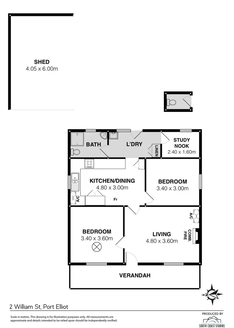 Floorplan of Homely house listing, 2 William Street, Port Elliot SA 5212