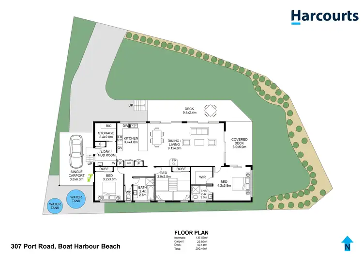 Floorplan of Homely house listing, 307 Port Road, Boat Harbour Beach TAS 7321