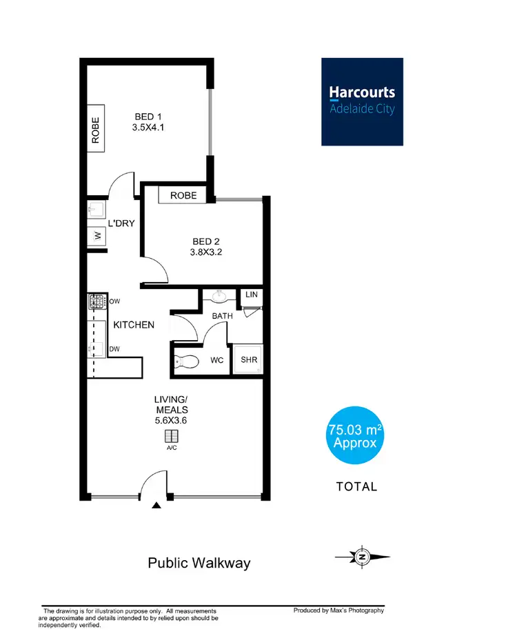 Floorplan of Homely apartment listing, 309/9 Paxtons Walk, Adelaide SA 5000