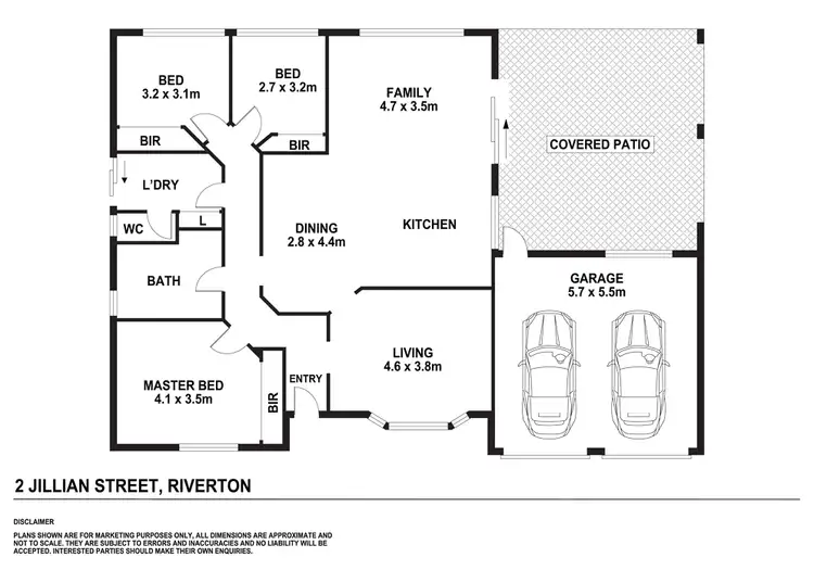 Floorplan of Homely house listing, 2 Jillian Street, Riverton WA 6148
