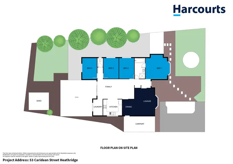Floorplan of Homely house listing, 53 Caridean Street, Heathridge WA 6027