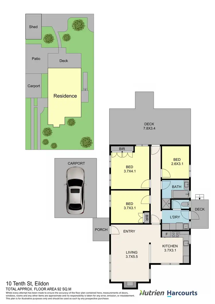 Floorplan of Homely house listing, 10 Tenth Street, Eildon VIC 3713