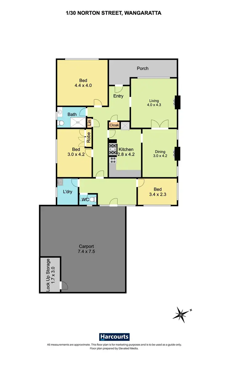 Floorplan of Homely house listing, 1/30 Norton Street, Wangaratta VIC 3677