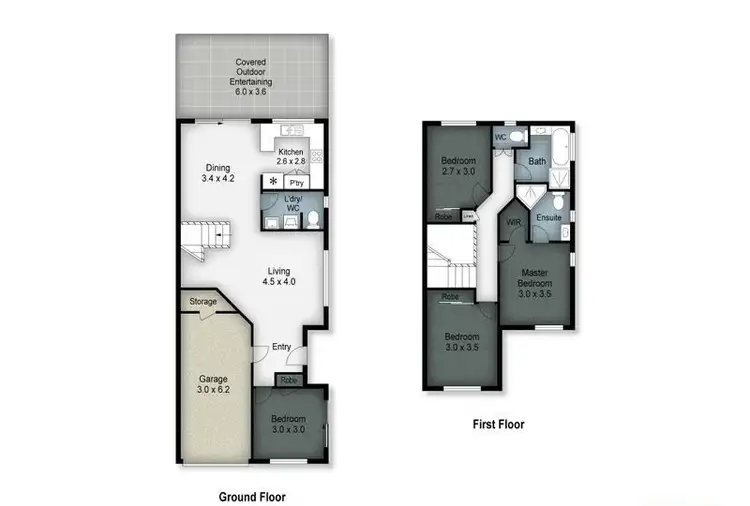 Floorplan of Homely townhouse listing, 26/156 Greenacre Drive, Arundel QLD 4214