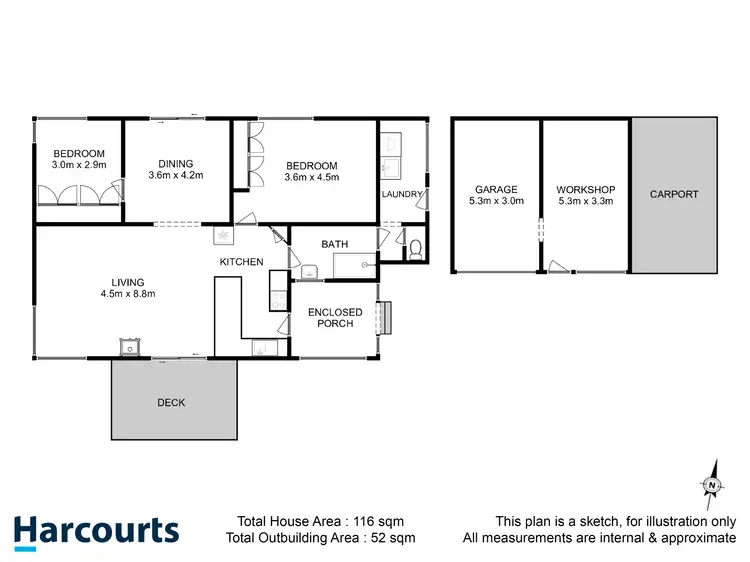Floorplan of Homely house listing, 7 Osborne Street, Port Huon TAS 7116
