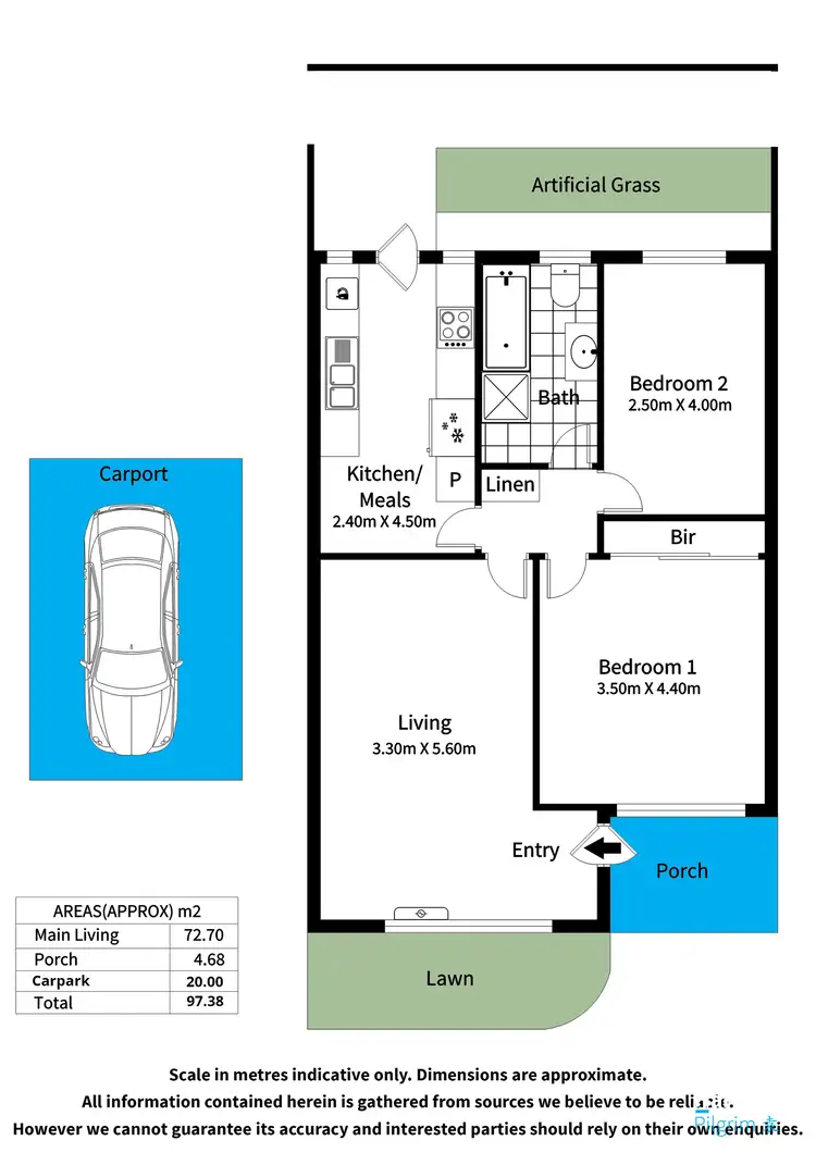 Floorplan of Homely unit listing, 3/8 Highfield avenue, St Georges SA 5064