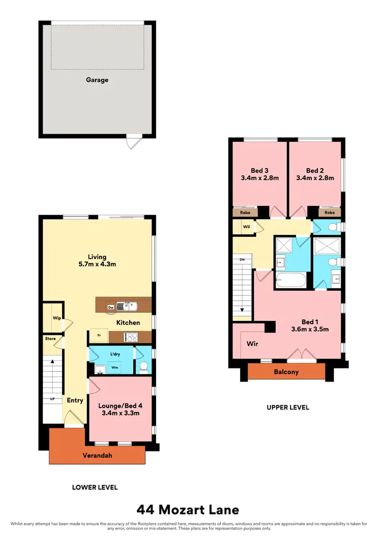 Floorplan of Homely house listing, 44 Mozart Lane, Banksia Grove WA 6031