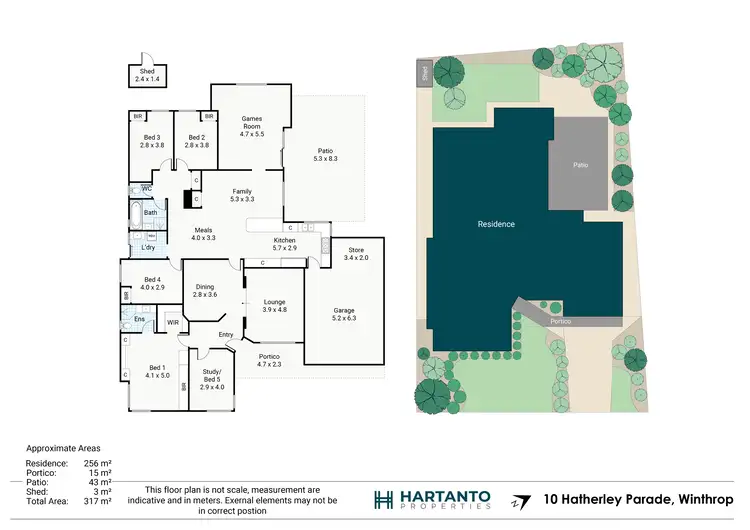 Floorplan of Homely house listing, 10 Hatherley Parade, Winthrop WA 6150