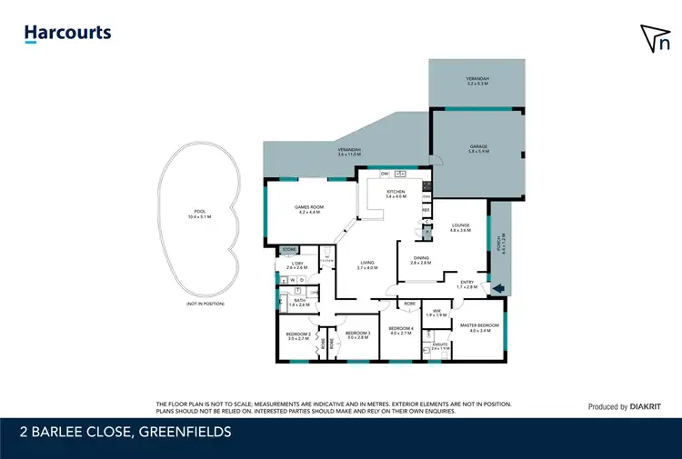 Floorplan of Homely house listing, 2 Barlee Close, Greenfields WA 6210