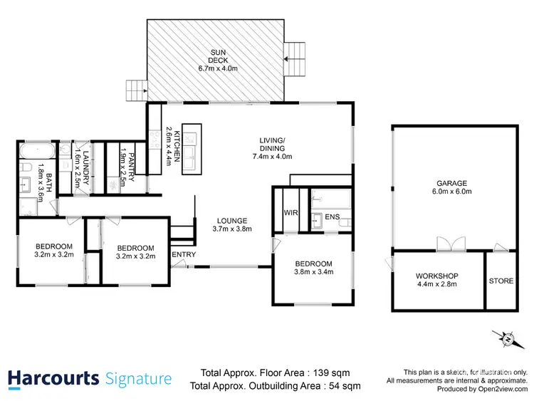 Floorplan of Homely house listing, 14 Bracken Court, Dodges Ferry TAS 7173