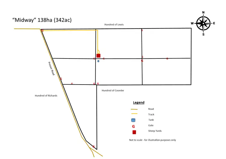 Floorplan of Homely rural property listing, 650 Prosser Road, Tintinara SA 5266