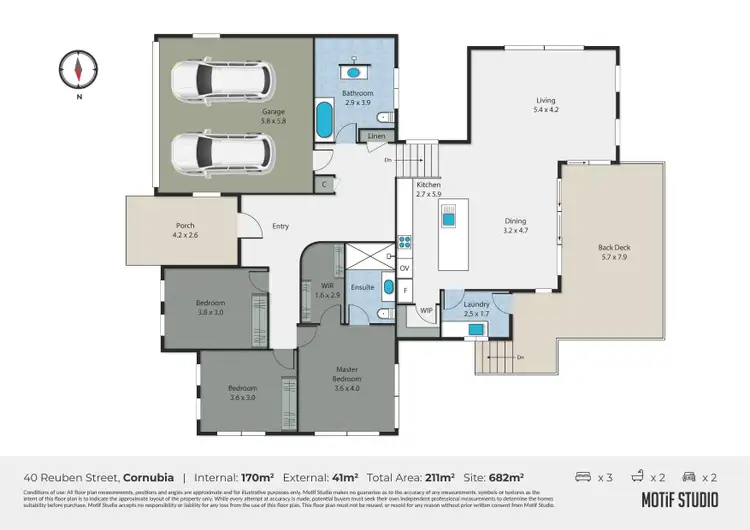 Floorplan of Homely house listing, 40 Reuben Street, Cornubia QLD 4130