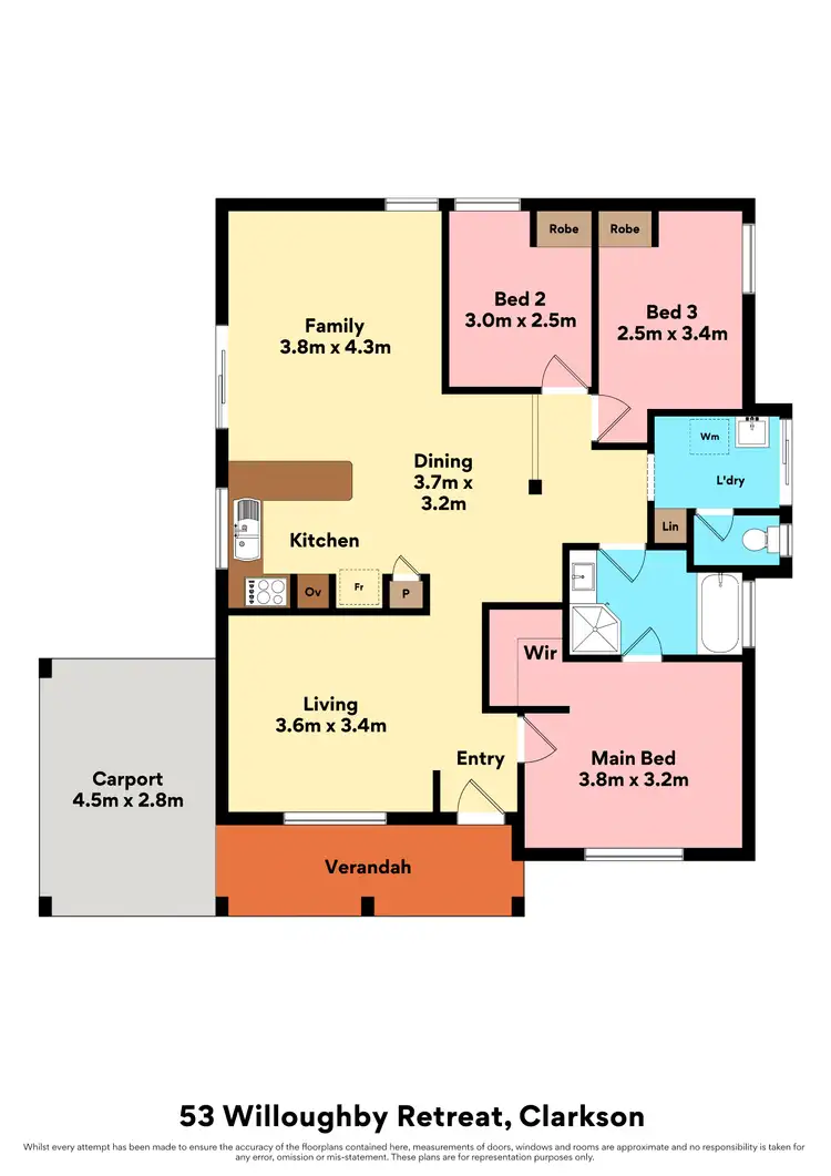 Floorplan of Homely house listing, 53 Willoughby Retreat, Clarkson WA 6030